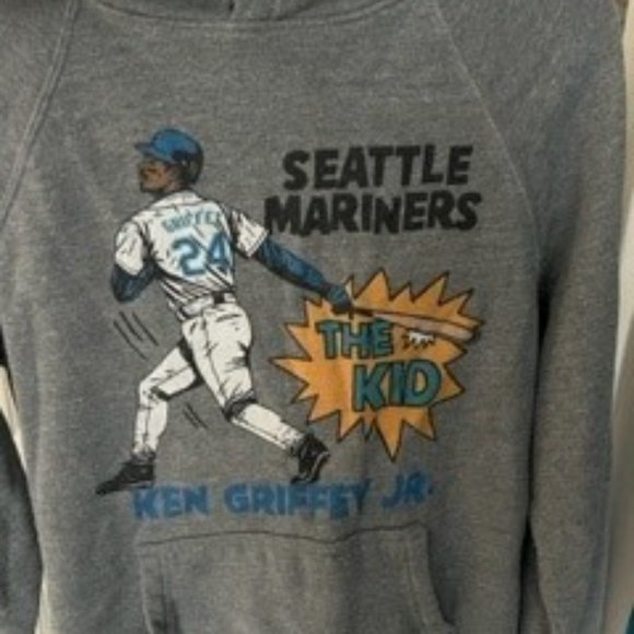 HOMAGE Ken Griffey Jr Mariners Home Run Hoodie - Picture 2 of 3